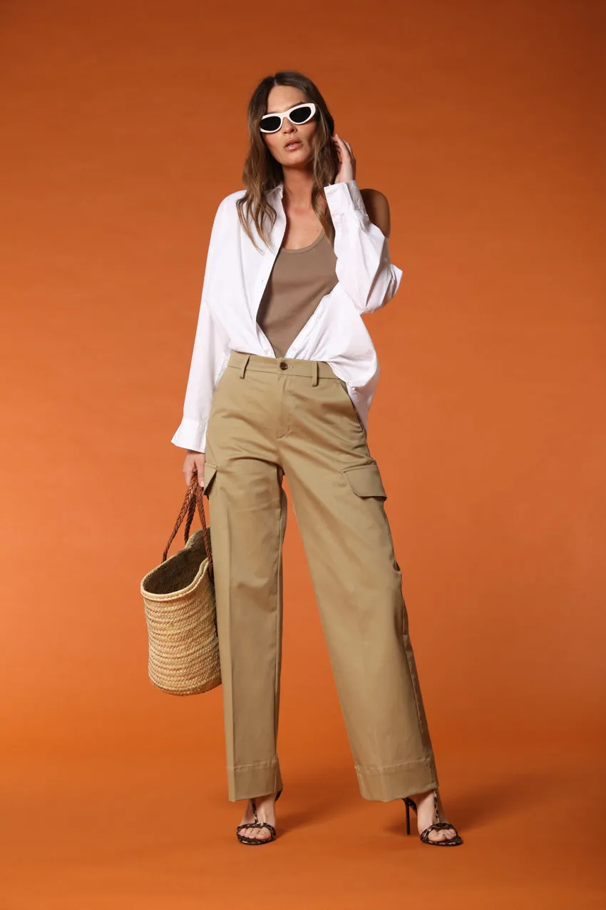 New York Studio women's Cargo Pants in cotton twill Relaxed fit sold by Mason's product image thumbnail 2