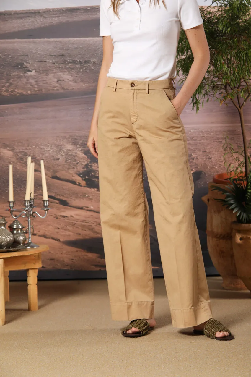 New York Studio women's Chino Pants in cotton twill Relaxed fit sold by Mason's