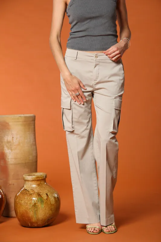 Victoria Cargo Pants women's in modal Straight fit  sold by Mason's