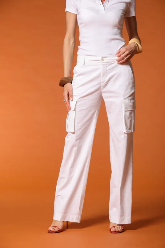 Victoria Cargo Pants women's in modal Straight fit sold by Mason's