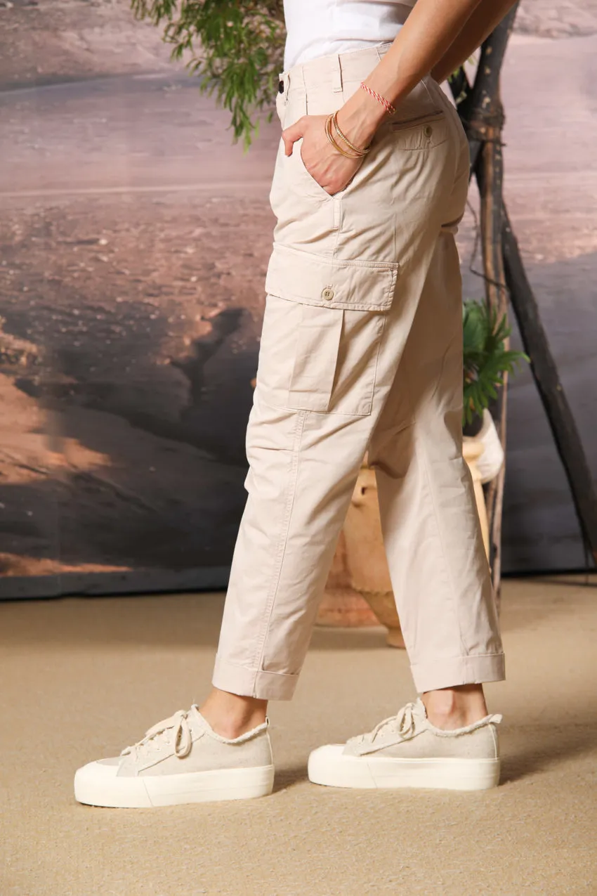 Judy Archivio women's cargo pants stretch cotton twill relaxed fit sold by Mason's product image thumbnail 2