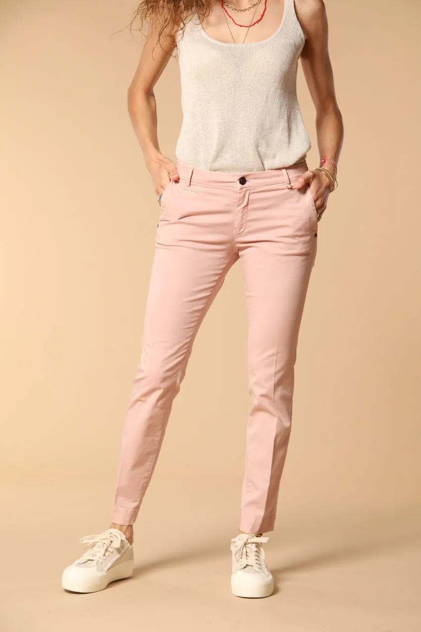 Jaqueline Archivio women's chino pants in gabardine slim fit sold by Mason's