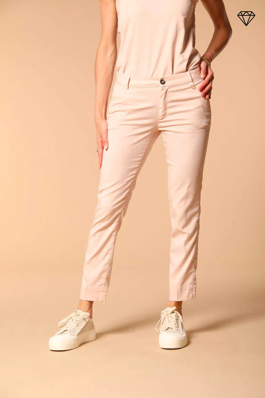 Jaqueline women's chino capri trousers in twill slim fit ① sold by Mason's