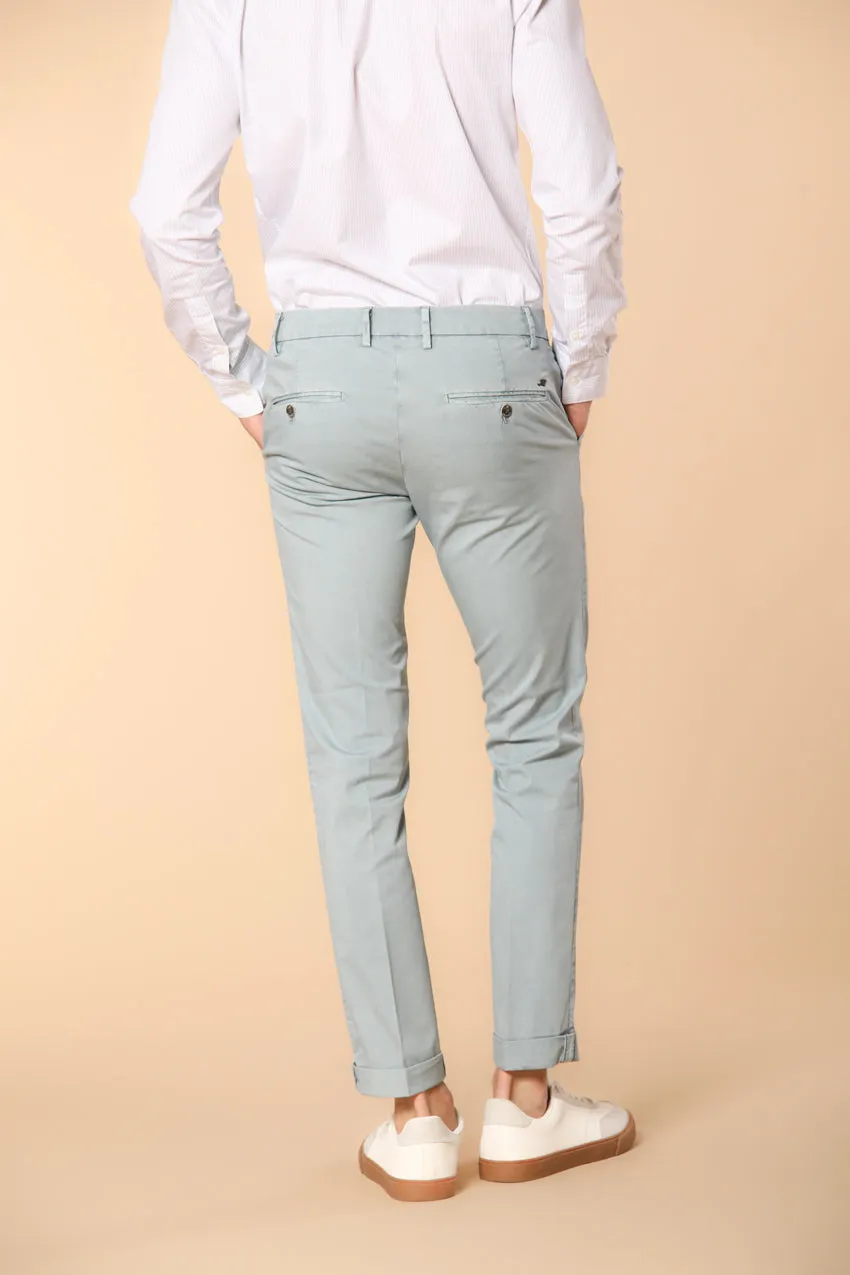 Milano Essential men's chino pants in pima cotton stretch twill extra slim fit sold by Mason's product image thumbnail 5