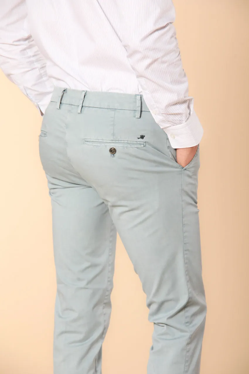 Milano Essential men's chino pants in pima cotton stretch twill extra slim fit sold by Mason's product image thumbnail 2