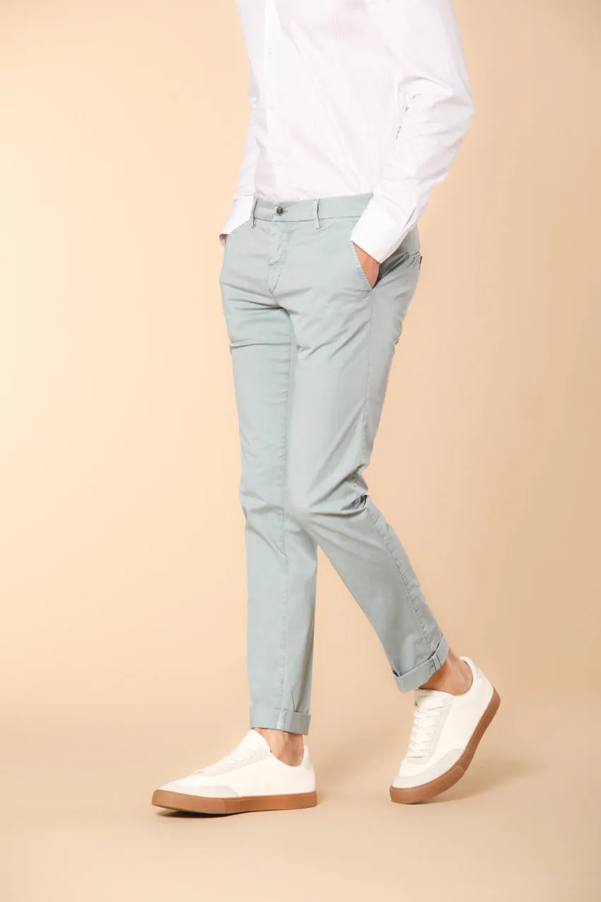 Milano Essential men's chino pants in pima cotton stretch twill extra slim fit sold by Mason's product image thumbnail 4