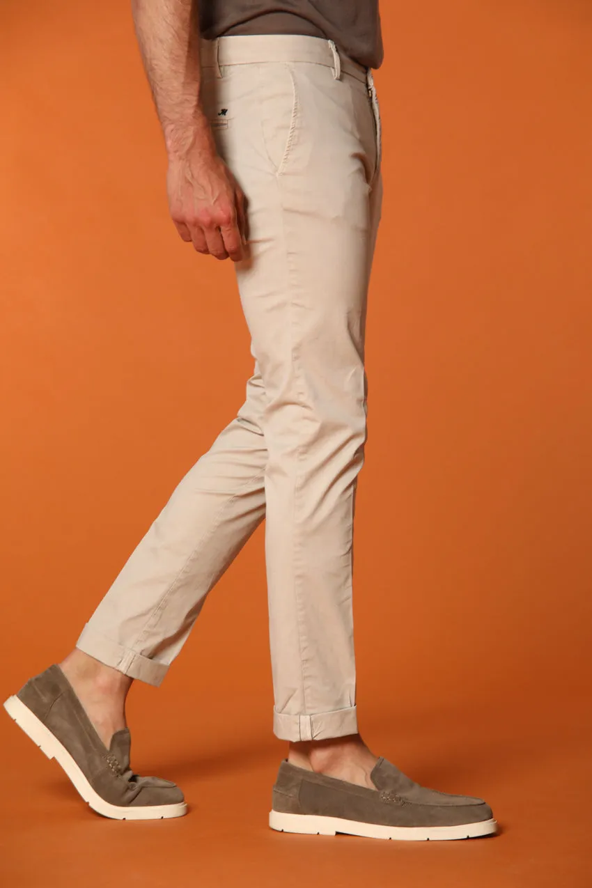 Milano Essential men's chino pants in pima cotton stretch twill extra slim fit sold by Mason's product image thumbnail 3
