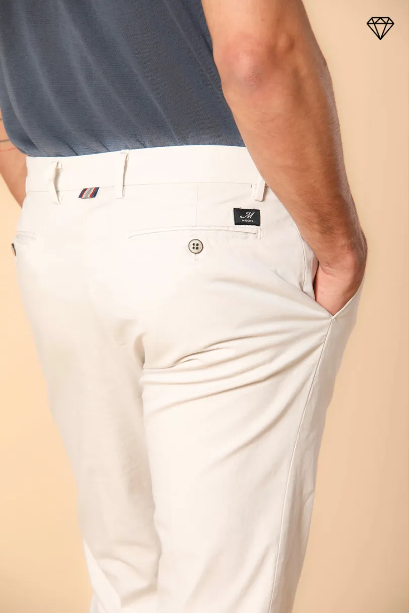 New York men's chino pants in stretch satin regular fit ① sold by Mason's product image thumbnail 2