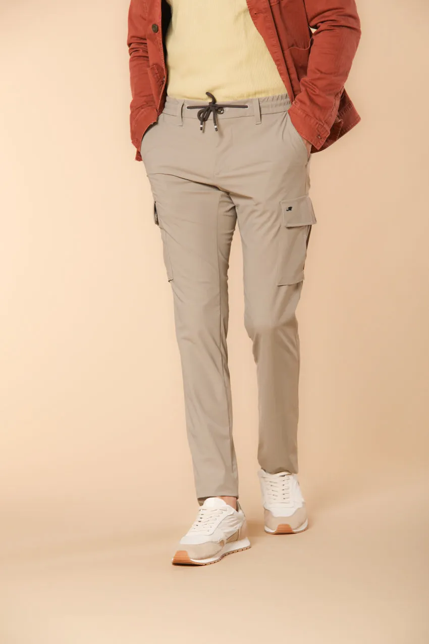 Chile jogger men’s cargo pants in super technical jersey extra sim fit sold by Mason's product image thumbnail 5