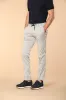 Milano Jogger Travel men's jogger chino pants in technical travel stretch satin extra slim fit sold by Mason's