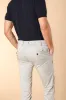 Milano Jogger Travel men's jogger chino pants in technical travel stretch satin extra slim fit sold by Mason's