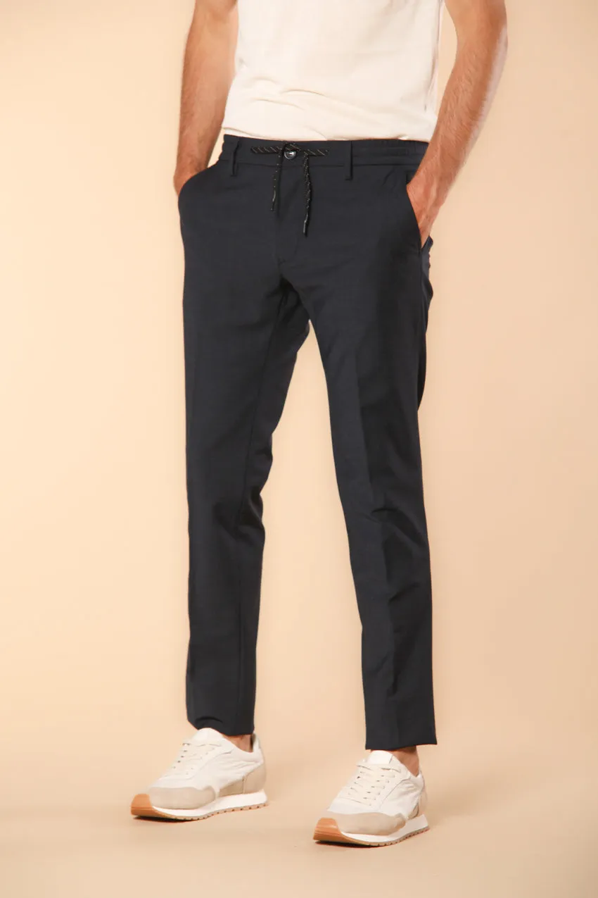 Milano Jogger men's jogger chino pants in travel wool extra slim fit sold by Mason's product image thumbnail 4