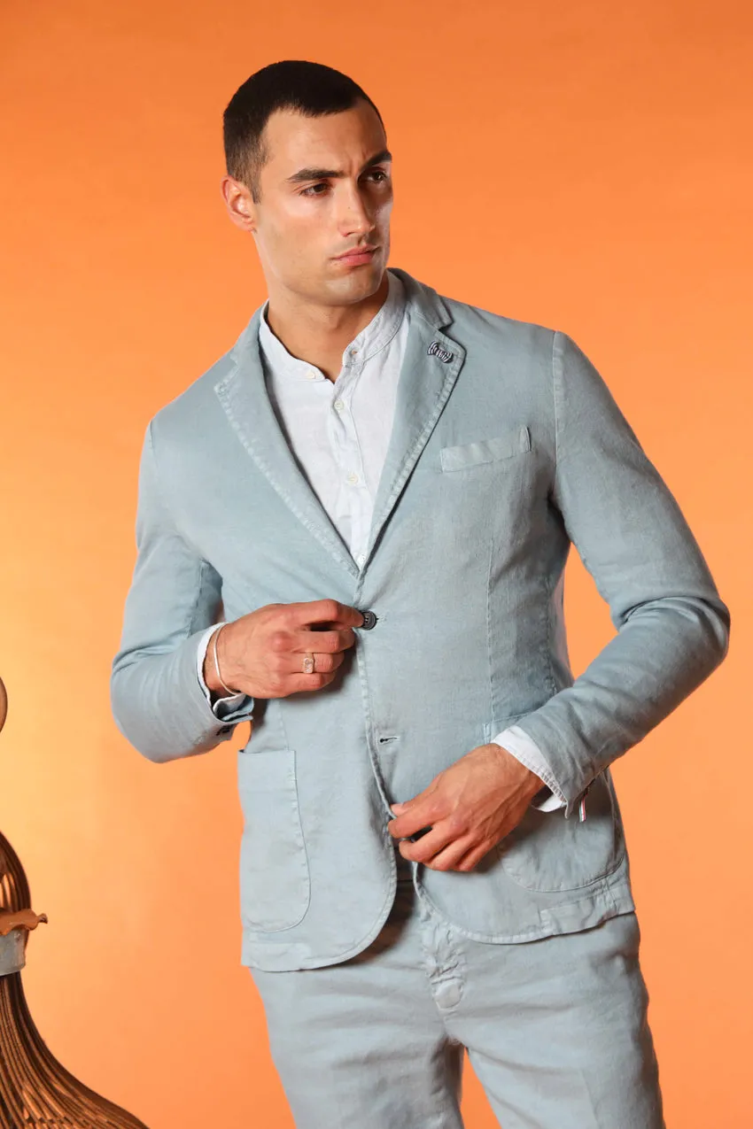 Da Vinci Summer Men's blazer in linen and cotton twill sold by Mason's product image thumbnail 5