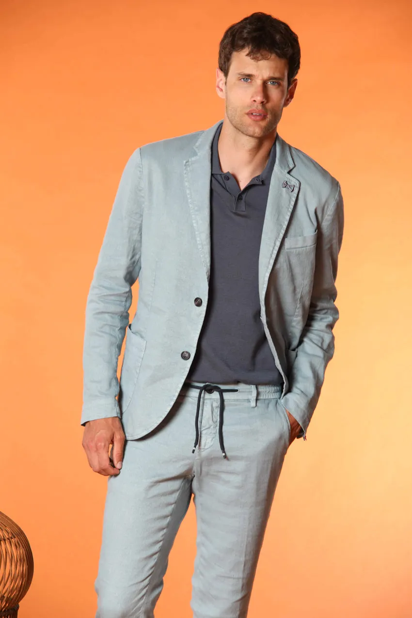 Da Vinci Summer Men's blazer in linen and cotton twill sold by Mason's product image thumbnail 2