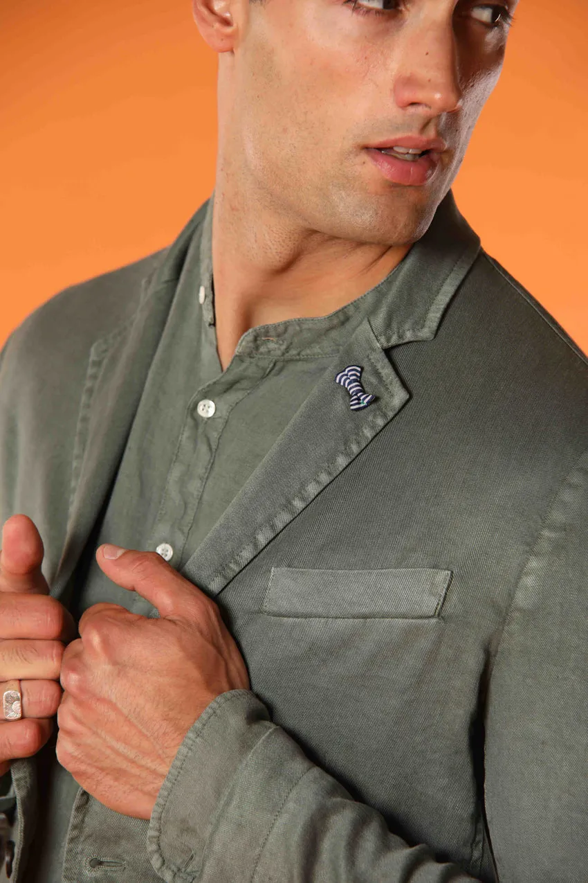 Da Vinci Summer men's blazer in linen and cotton twill sold by Mason's product image thumbnail 4