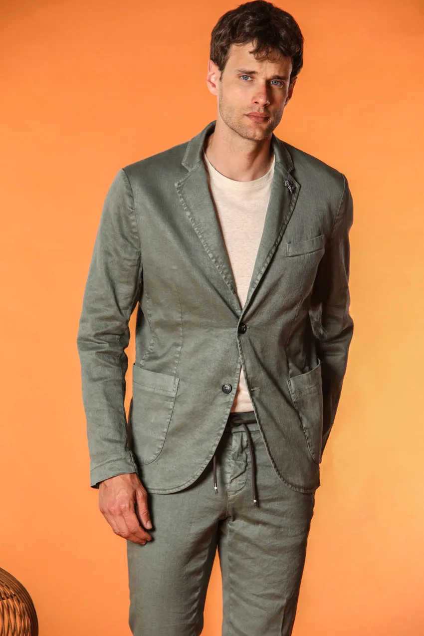 Da Vinci Summer men's blazer in linen and cotton twill sold by Mason's product image thumbnail 2
