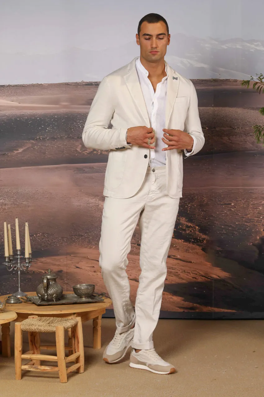 Da Vinci Summer Men's blazer in linen and cotton twill sold by Mason's product image thumbnail 3