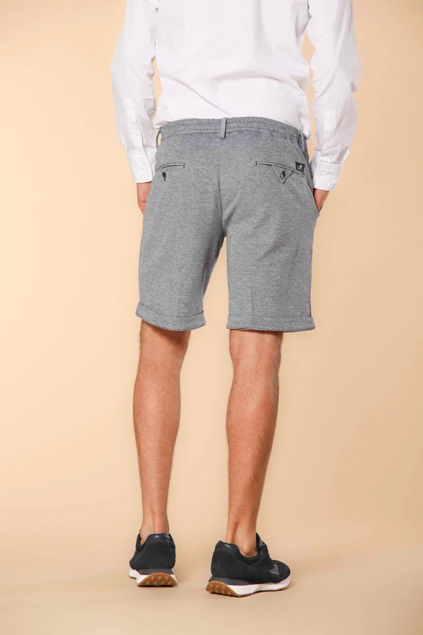 Torino Jog men's chino jogger bermuda shorts in double-faced cotton piqué, slim fit sold by Mason's product image thumbnail 5