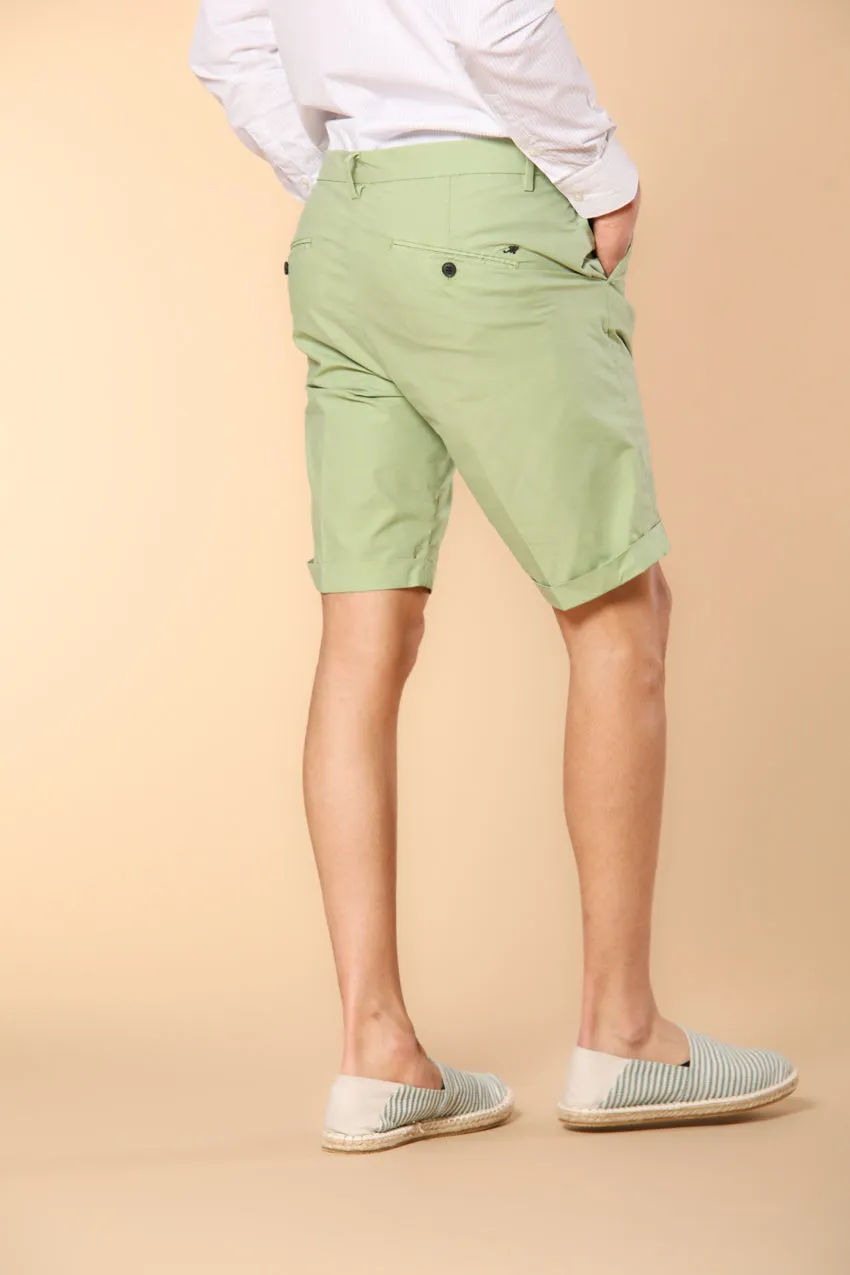 Osaka men's chino bermuda shorts in parachute canvas made of lyocell and cotton carrot fit sold by Mason's product image thumbnail 4