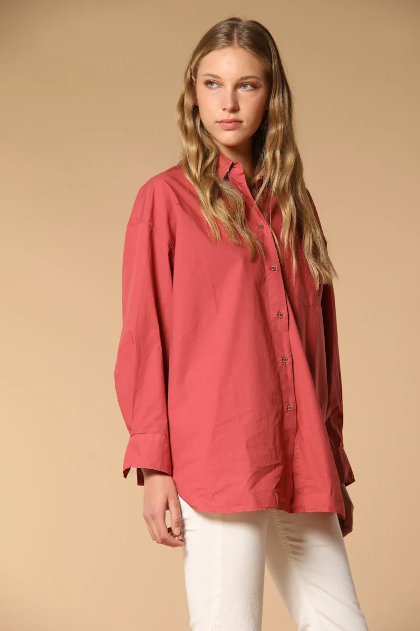 Lauren women's shirt long-sleeved in poplin sold by Mason's