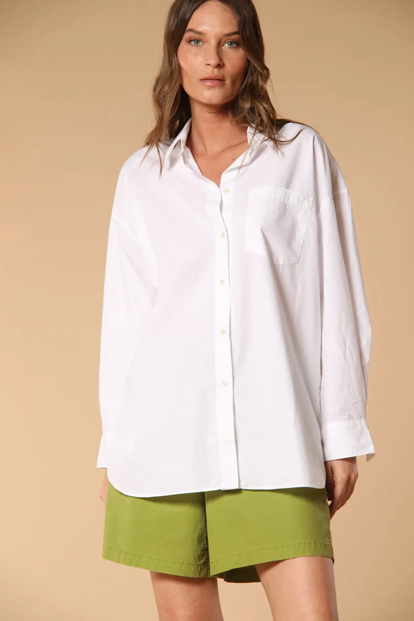 Lauren women's shirt long-sleeved in poplin sold by Mason's