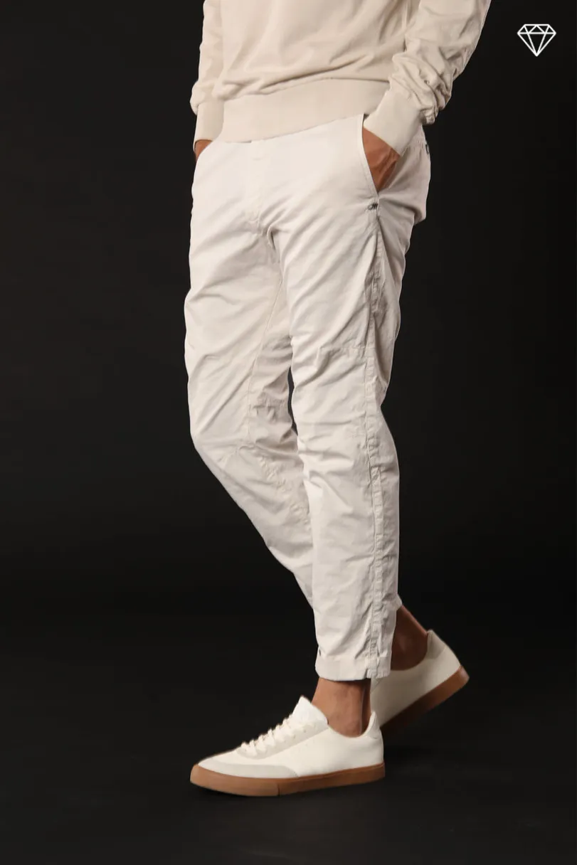 John Coolkhinos men's chino pants in stretch satin logo edition carrot fit ① sold by Mason's product image thumbnail 3