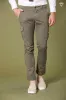 Chile Men's cargo pants in stretch satin Extra Slim Fit ① sold by Mason's