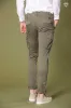 Chile Men's cargo pants in stretch satin Extra Slim Fit ① sold by Mason's