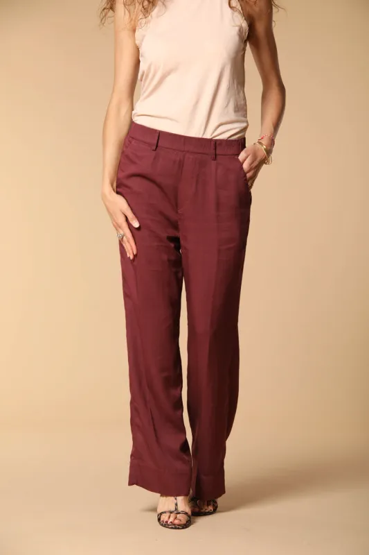 New York Cozy Straight women's chino jogger pants in modal straight fit sold by Mason's