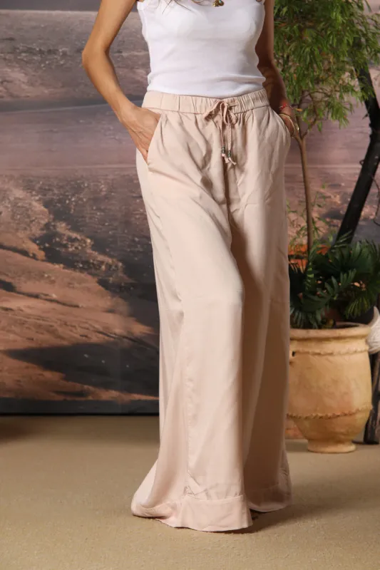 Portofino women's chino trousers in modal relaxed fit sold by Mason's
