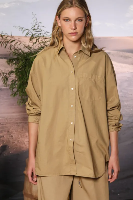 Lauren women's shirt long-sleeved in poplin sold by Mason's