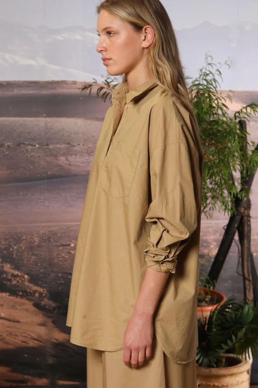 Lauren women's shirt long-sleeved in poplin sold by Mason's product image thumbnail 3