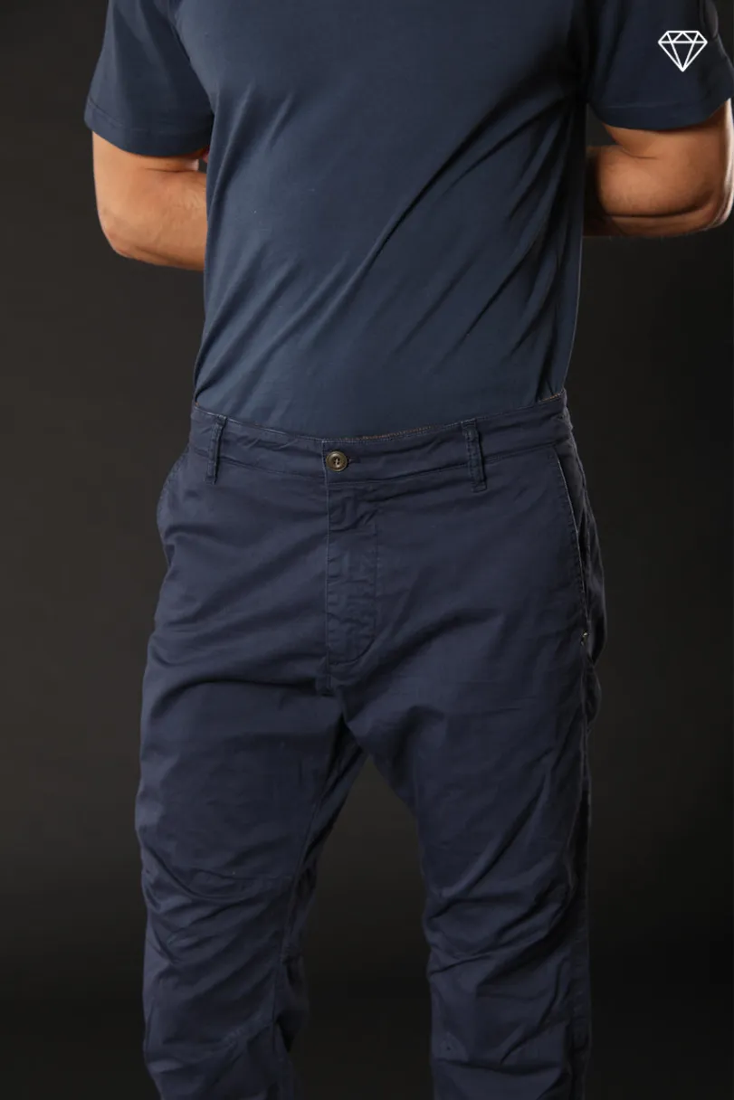 John Coolkhinos men's chino pants in stretch satin logo edition carrot fit ① sold by Mason's product image thumbnail 2