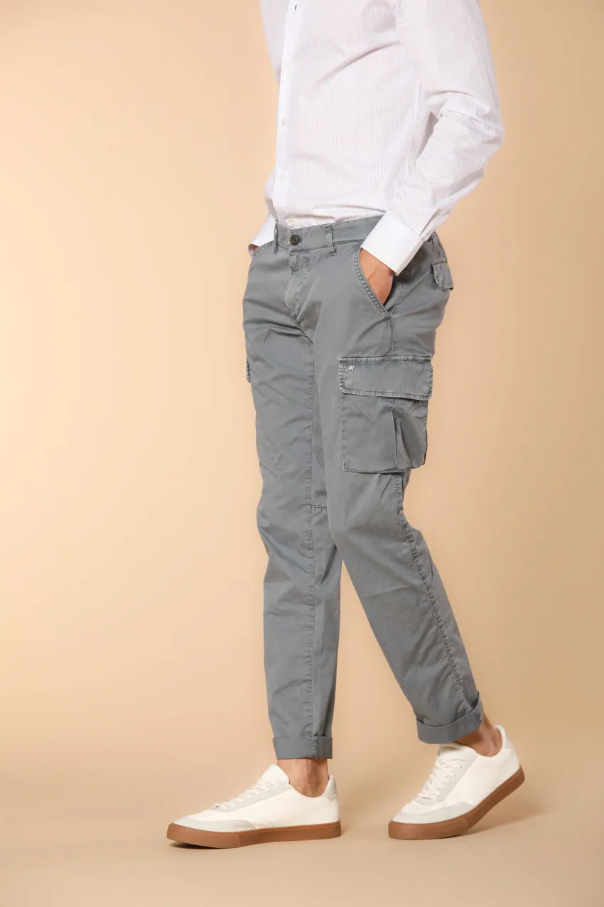 Chile Men's cargo pants in lightweight pima cotton twill special washing Extra-Slim Fit sold by Mason's product image thumbnail 5