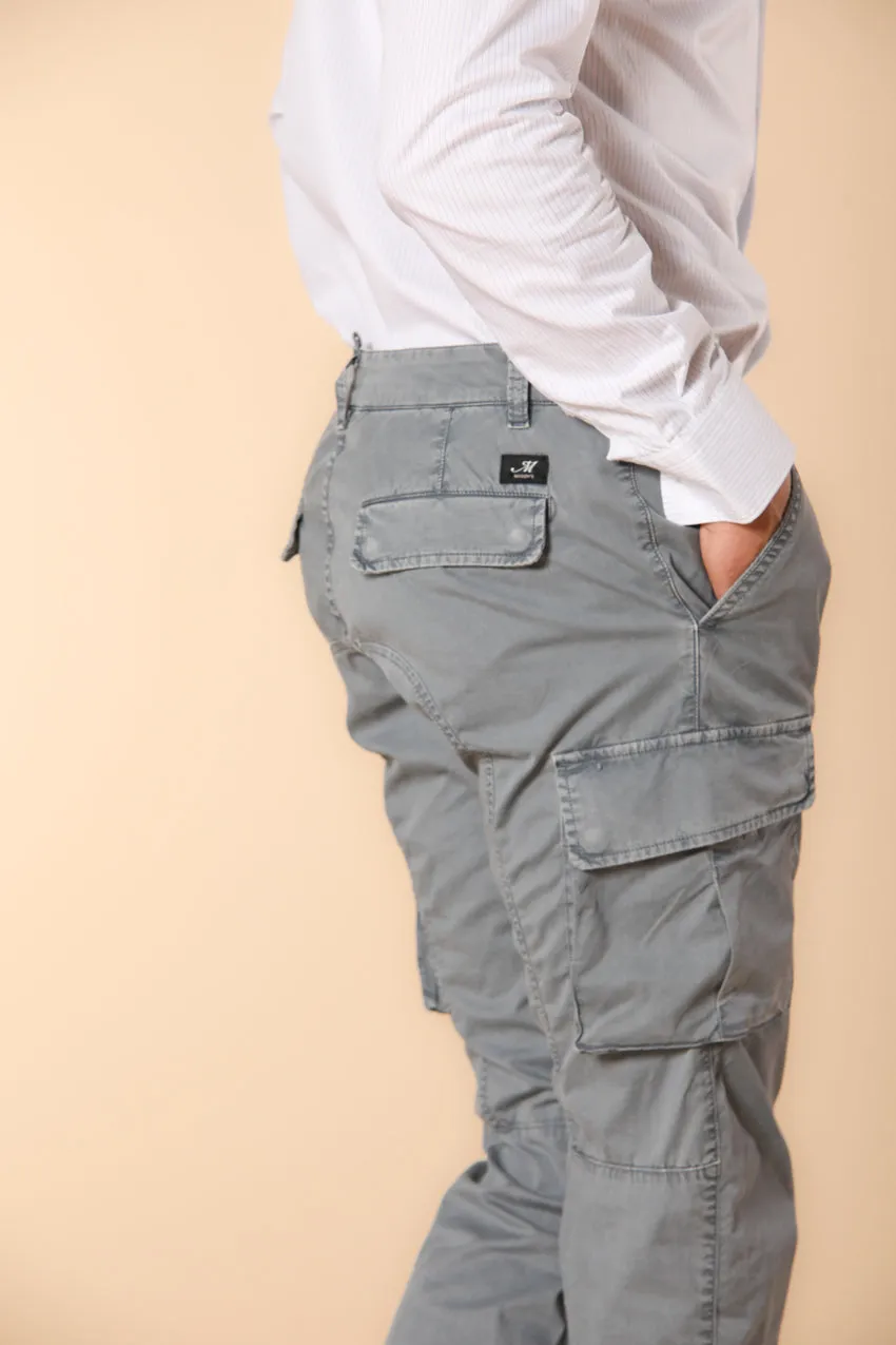 Chile Men's cargo pants in lightweight pima cotton twill special washing Extra-Slim Fit sold by Mason's product image thumbnail 3