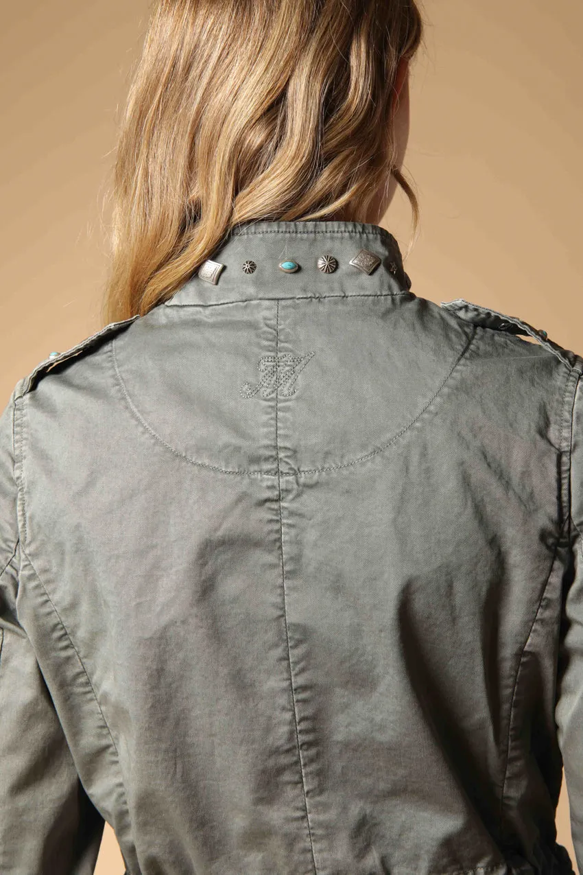 Eva women's field jacket in twill with studs sold by Mason's product image thumbnail 5
