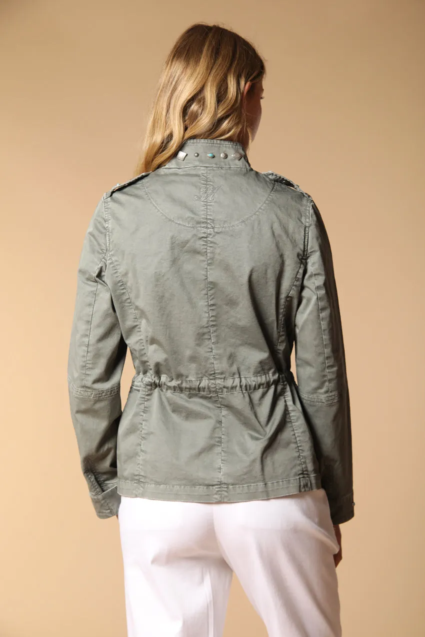 Eva women's field jacket in twill with studs sold by Mason's product image thumbnail 4