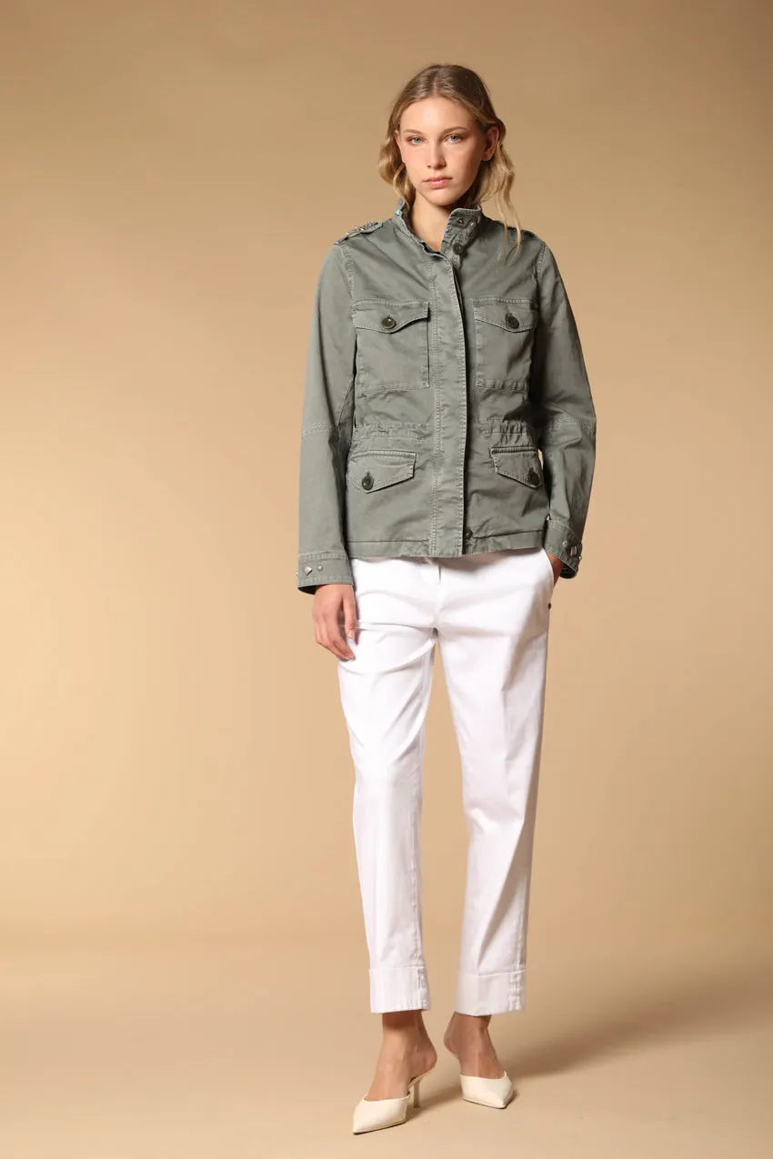 Eva women's field jacket in twill with studs sold by Mason's product image thumbnail 3