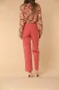 New York Cropped women's chino pants in gabardine straight fit sold by Mason's