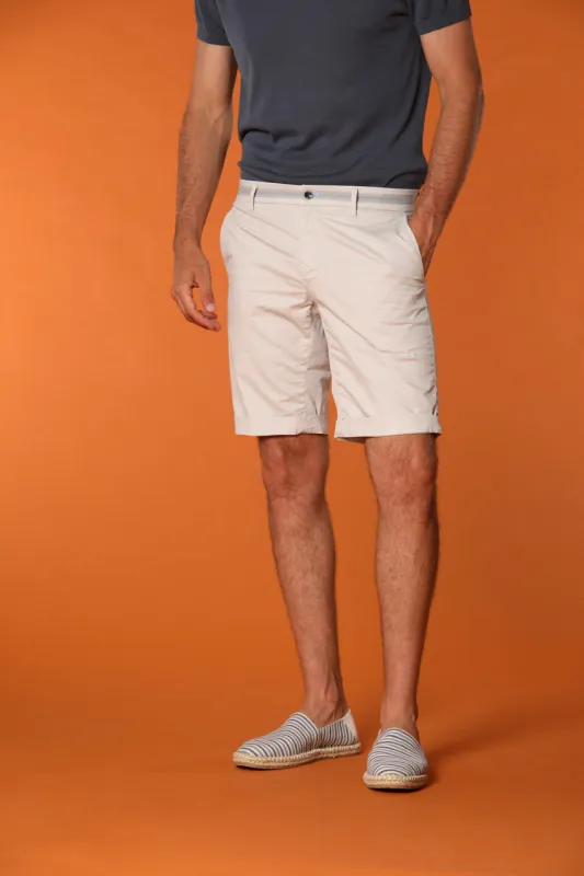 New York Super Star men's chino bermuda shorts in pima cotton Regular fit sold by Mason's