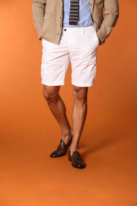 New York Cargo men's cargo bermuda shorts in pima cotton Regular fit sold by Mason's