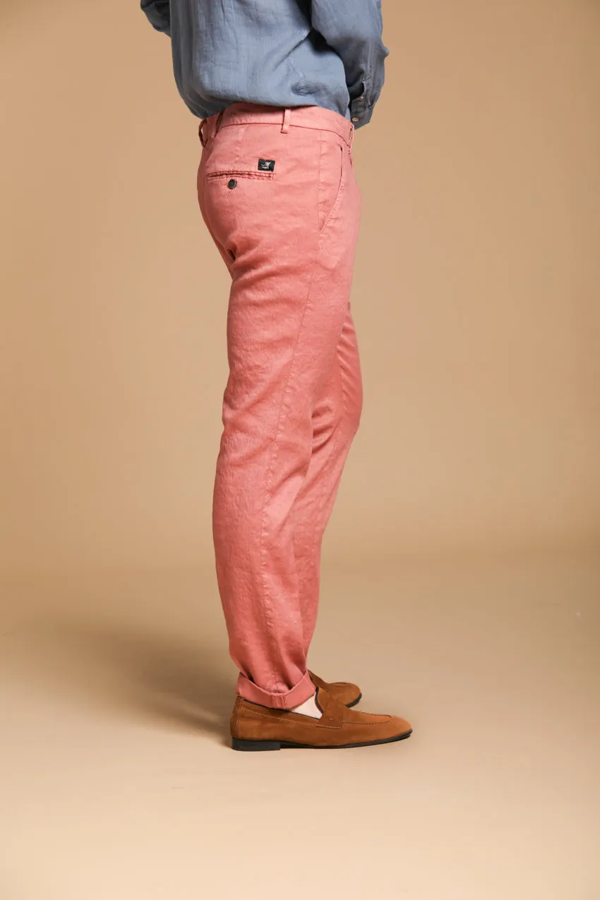 Torino men's chino pants in cotton and linen twill slim fit sold by Mason's product image thumbnail 4