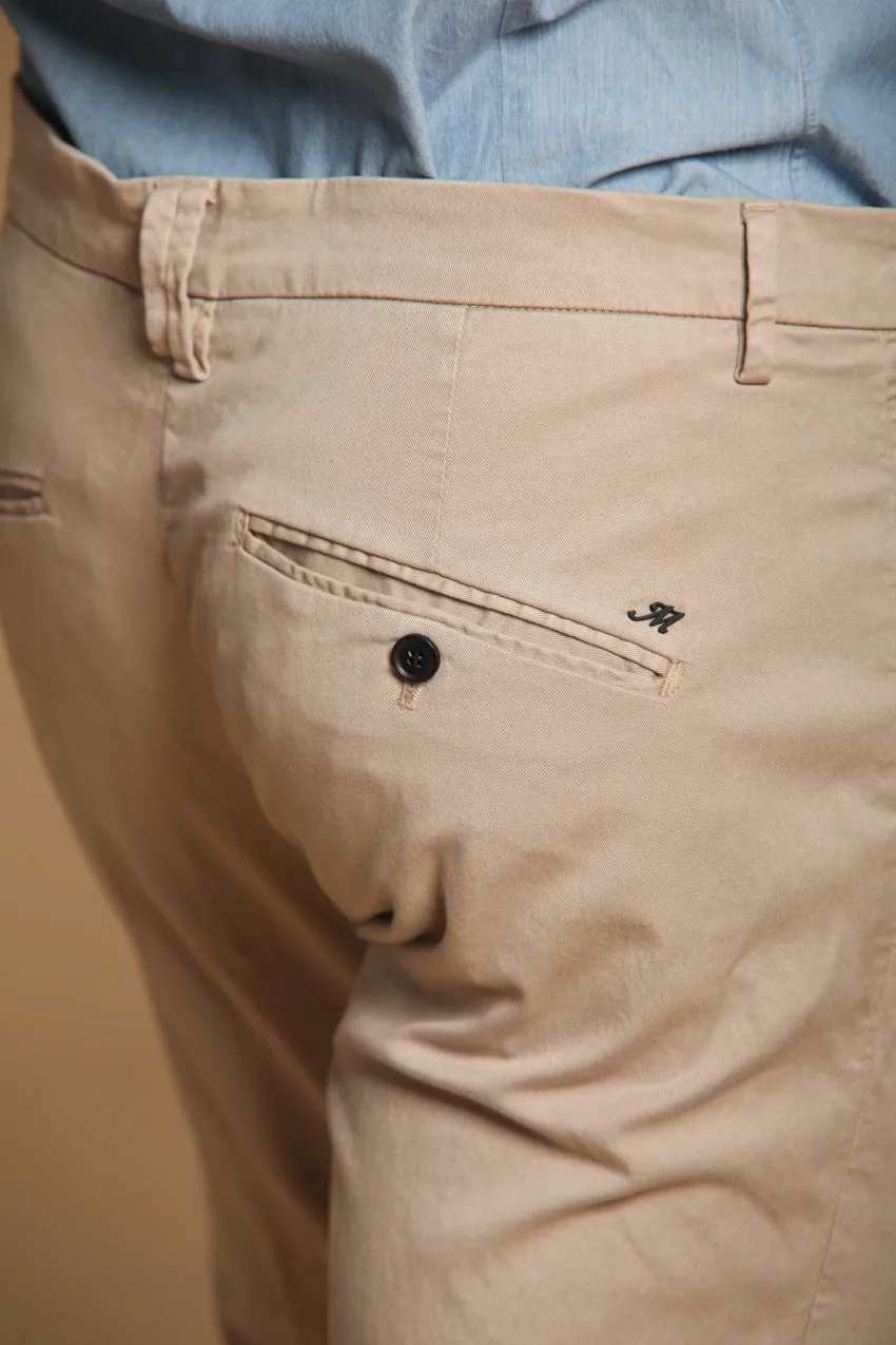 Osaka 1 Pinces men’s chino pants in cotton and lyocell twill carrot fit sold by Mason's product image thumbnail 2