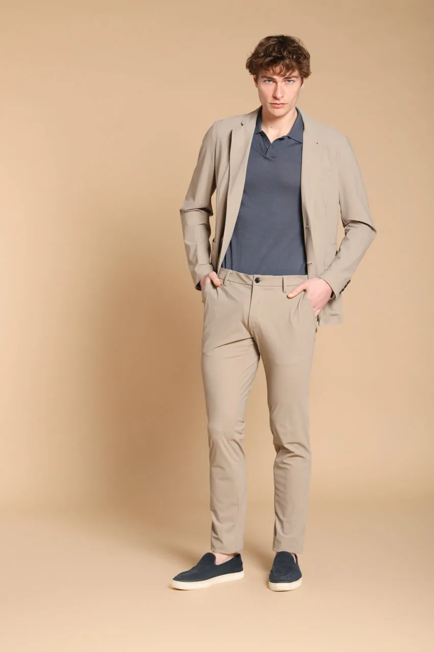 Milano Dynamic men's chino jogger pants in super technical jersey extra slim fit sold by Mason's product image thumbnail 3