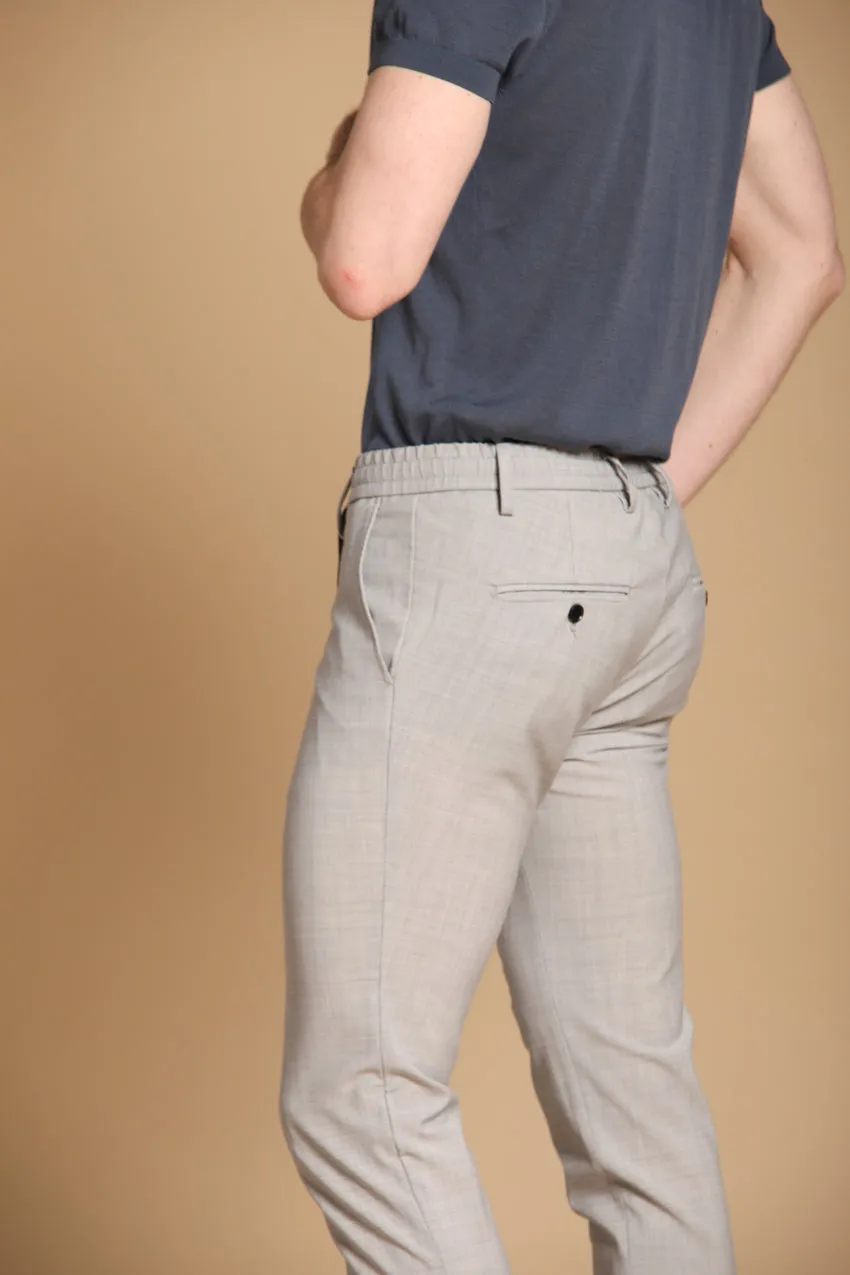 Milano Jogger men's jogger chino pants in travel wool extra slim fit sold by Mason's product image thumbnail 3