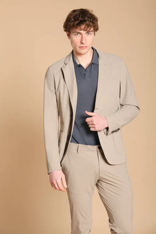 Da Vinci Tech Dynamic men's blazer in super technical jersey sold by Mason's