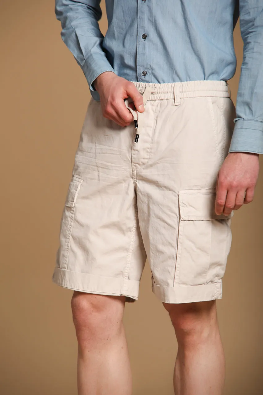 Cargo M74 men's cargo bermuda in oxford cotton canvas relaxed fit sold by Mason's product image thumbnail 4