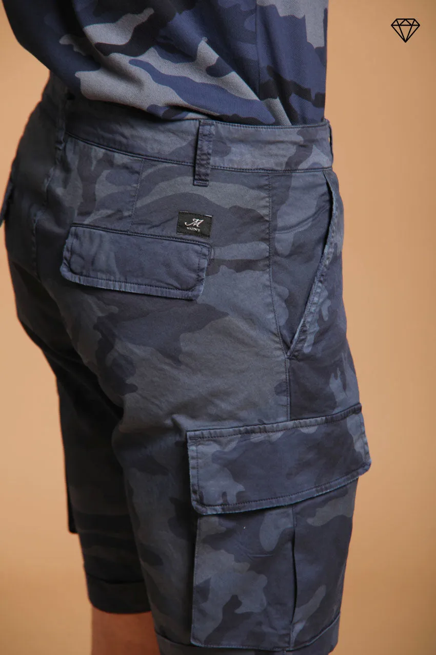 Chile men's camouflage print cotton cargo shorts slim fit ① sold by Mason's product image thumbnail 2