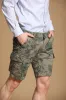 Chile men's cargo bermuda shorts in cotton with Hawaii Tiffany color pattern slim fit sold by Mason's