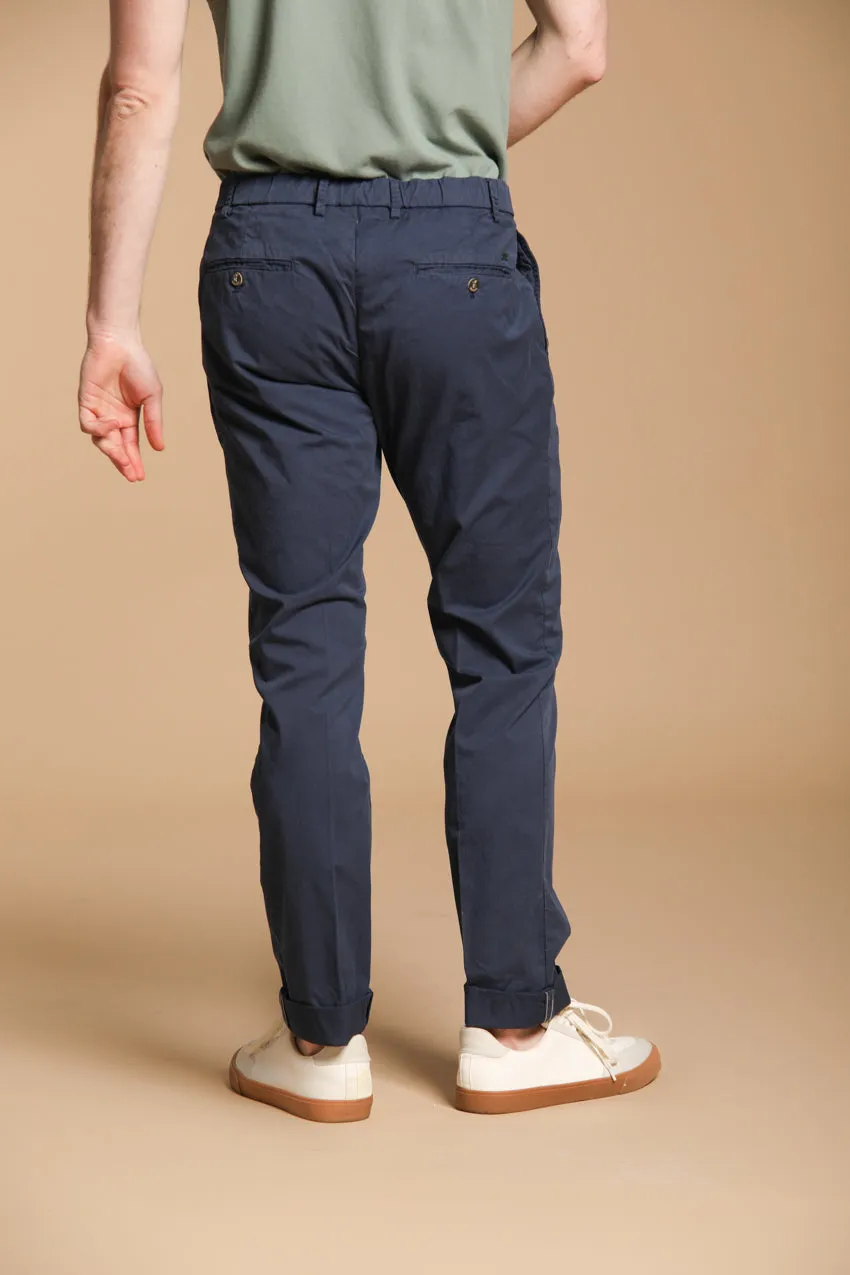 New York 1 Pinces City String men's pants in lightweight pima cotton twill regular fit sold by Mason's product image thumbnail 4